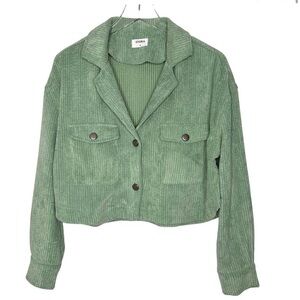 Storia Boutique “Mint Green” Corduroy Jacket